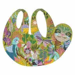 PuzzArt Faultier - Silhouettenpuzzle 500-teilig