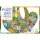 PuzzArt Faultier - Silhouettenpuzzle 500-teilig