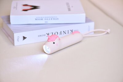 Taschenlampe Einhorn - witziges Geschenk für Einhornfans
