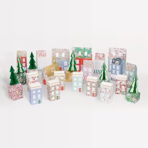 Meri Meri X Liberty - Weihnachtsdorf zum Befüllen