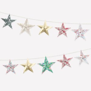Meri Meri Liberty Origami Stern Girlande