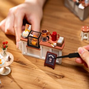DIY Miniaturhaus- Slow life café