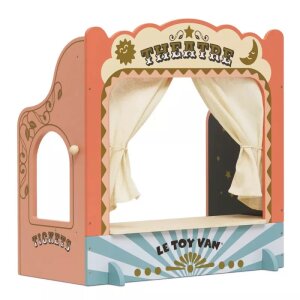 Handpuppentheater - tabletop puppet wooden theater