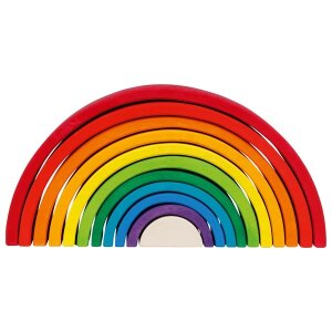 Bunter Regenbogen, Bausteine made in Europe