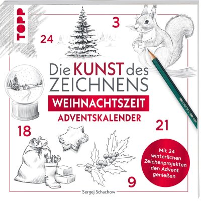 Die Kunst des Zeichnens Weihnachtszeit Adventskalender