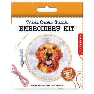 Mini Kreuzstich Stickerei Set Dog Mini Cross Stitch Kit