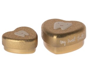 Zahndose, 2-teiliges Set - Gold