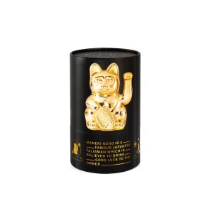 Lucky Cat Winkekatze Gold glänzend