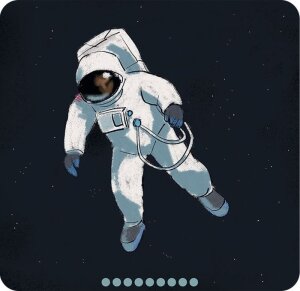 Blitz Zebra Astronaut