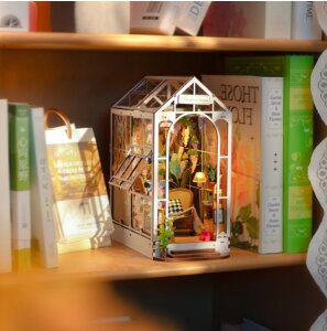 DIY Book Nook - Gardenhouse - Miniaturbausatz