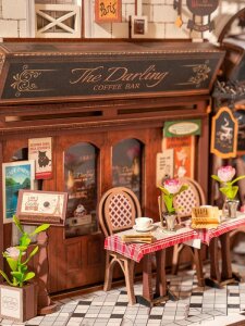 DIY Book Nook- Arcade Dating - Miniaturbausatz