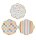 Colourful pattern kleine Teller