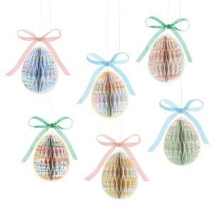 Meri Meri & Libertys Paper Honeycomb egg decoration