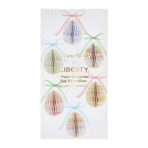 Meri Meri & Libertys Paper Honeycomb egg decoration