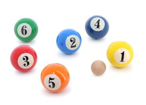 Boule Set aus Holz made in France von Vilac