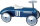 Rutschauto aus Blech - Blue vintage car