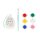 Hoppy Easter Legami Egg Decoration Set- Eiermalset