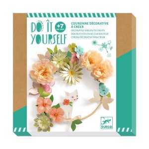 DIY Blumenkranz Dahlia