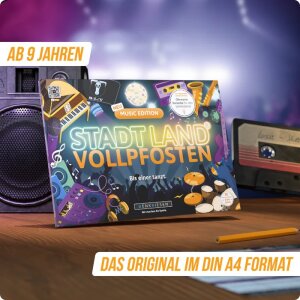Stadt Land Vollpfosten Music Edition - bis einer tanzt