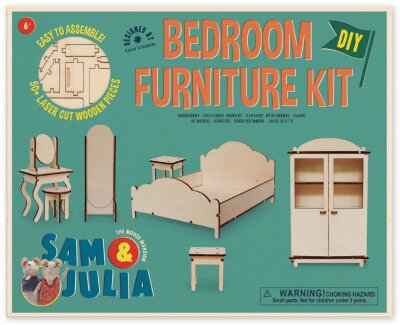 Sam&Julia: Mäusehaus  aus Papier - Elternschlafzimmer