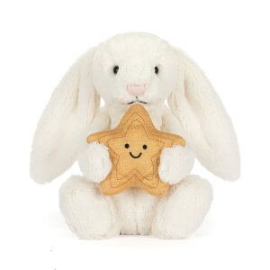 Cream Bunny with Star von Jellycat