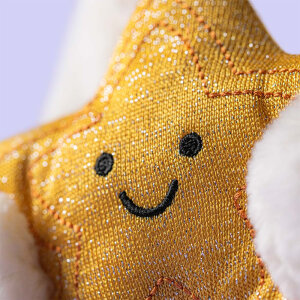 Cream Bunny with Star von Jellycat