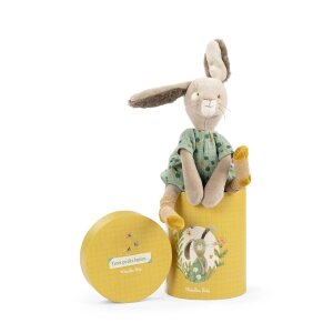 Trois Lapins Plüschtier Kaninchen grün