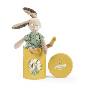 Trois Lapins Plüschtier Kaninchen grün