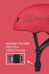 Fahrradhelm in Rot von Micro, Größe M