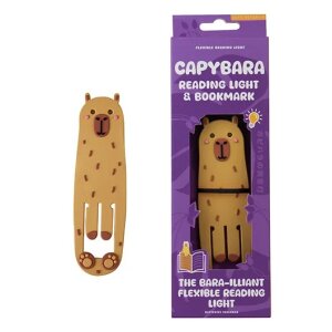 Leselicht und Lesezeichen Capybara