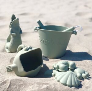 Sandkastenschaufel, fischförmig aus Silikon von Scrunch