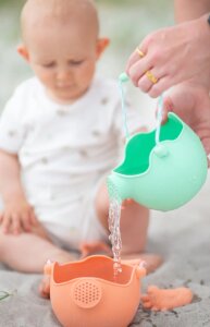 Scrunch Gießkanne mint, faltbar aus Silikon