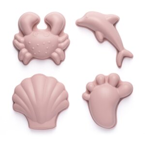 Scrunch Sandkasten Förmchen 4er Set aus Silikon
