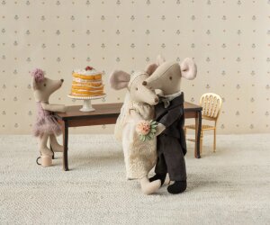 Hochzeitsmäuse Paar in Box, Mama und Papa von Maileg