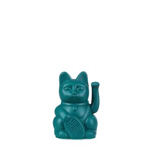 Lucky Cat Mini Winkekatze Grün