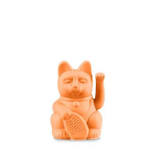 Lucky Cat Mini Winkekatze Pfirsich