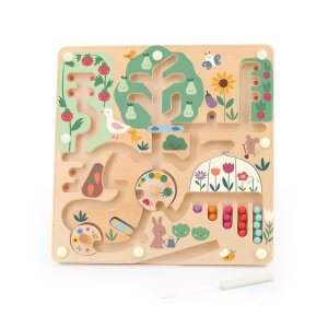 Magnetic Wooden Maze - Harvest in the Garden von Vilac