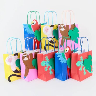Jungle Jamboree Party Bags von Meri Meri