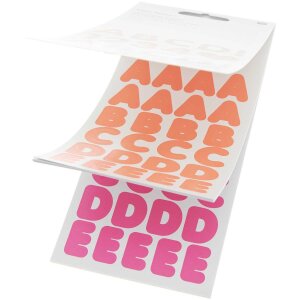 Stickerblock Alphabeth, Neon 16 Blatt von Rico Design