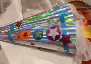 Glitterpapierblock, verschiedenen Farben 10 Blatt von Rico Design