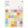 Bastelblock  mit 30 Blatt pastelligen festen Papier 180g/m2