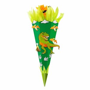 Schultüte Bastelset Dino zum Selbergestalten von...