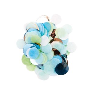 Konfetti in Blau - Grün Mix von Rico Design