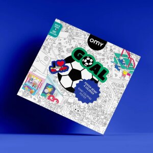 OMY Giant Coloring- Riesenposter Fußball