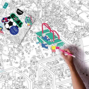 OMY Giant Coloring- Riesenposter Fußball