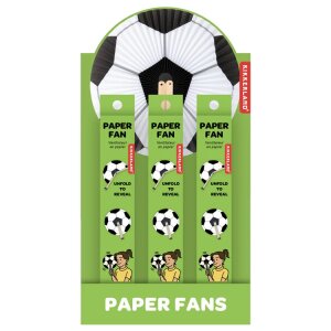Fächer mit Fussballmotiv