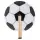 Fächer mit Fussballmotiv