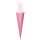 Schultüte mit Tüllverschluss, Glitter-Pink von Rico Design, 35 cm