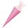 Schultüte mit Tüllverschluss, 70 cm, Glitter-Pink, FSC Recycled