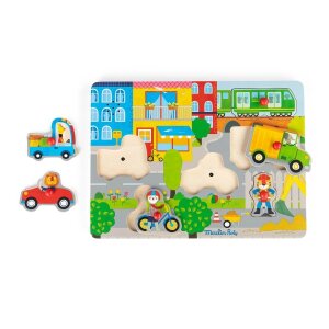 Popipo Soundpuzzle Stadt von Moulin Roty